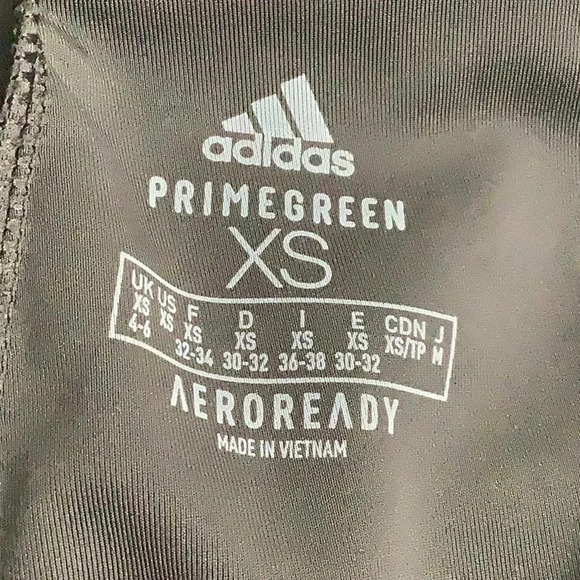 Adidas Aeroready Activewear Maternity Black Leggings Extra Small New With Tags - Picture 6 of 9